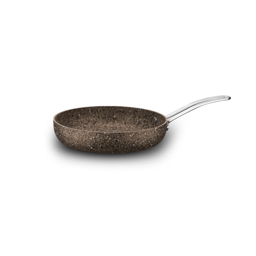 Stone-Age Terra 28 cm Çizilmez Yanmaz Yapışmaz İndüksiyonlu Tava