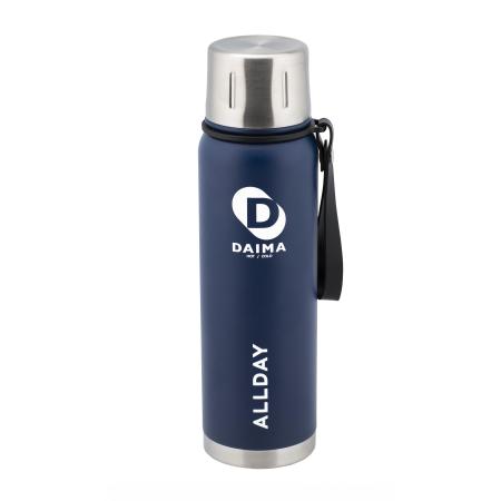 Daima Allday 750 ML 12 Saat Sıcak 24 Saat Soğuk Lacivert Termos
