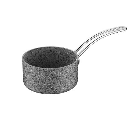 Stone-Age 16 Cm Çizilmez Yanmaz Yapışmaz İndüksiyonlu Sos Tenceresi (Kapaklı)