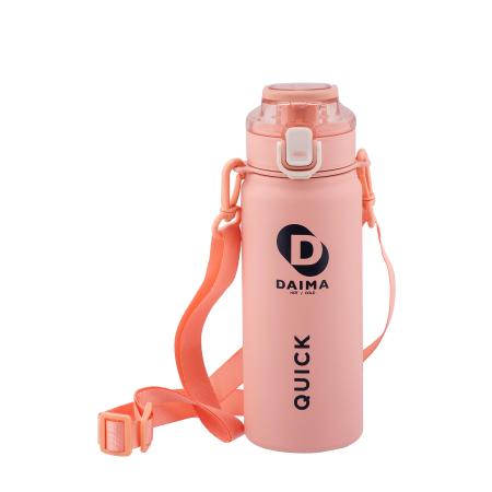 Daima Quick 650 ML 12 Saat Sıcak, 12 Saat Soğuk  Pembe Termos