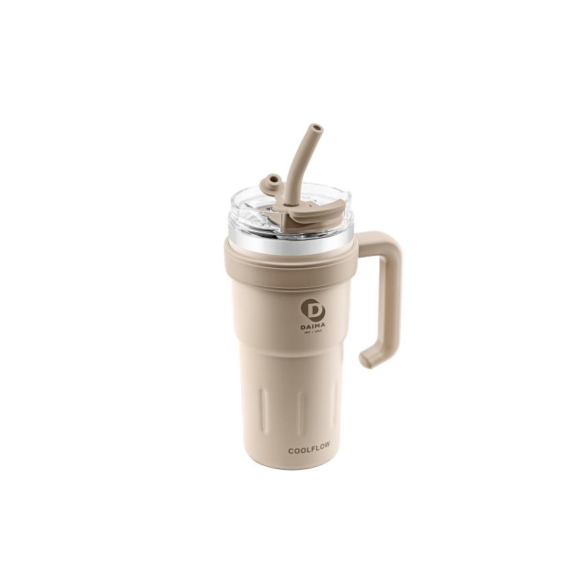 Daima Coolflow 780 ML 12 Saat Sıcak 24 Saat Soğuk Krem Termos
