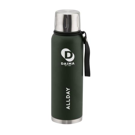 Daima Allday 1000 ML 12 Saat Sıcak 24 Saat Soğuk Yeşil Termos