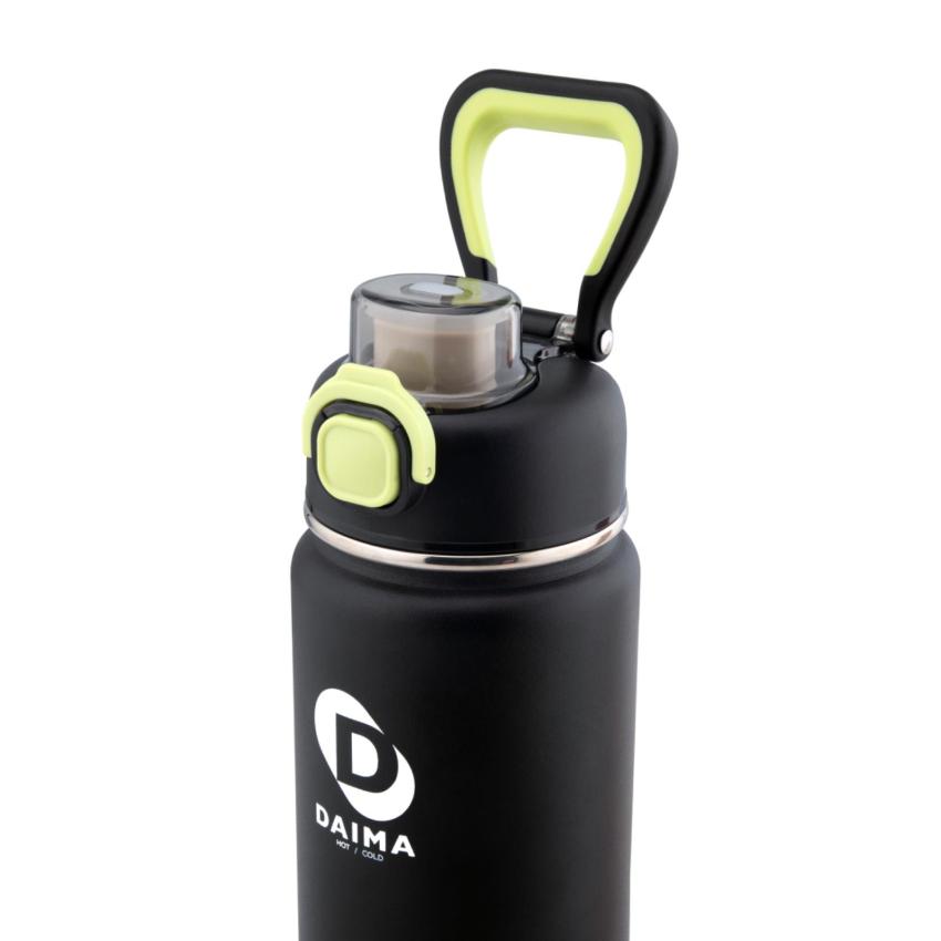 Daima Keep Go 750 ML 12 Saat Sıcak 24 Saat Soğuk Siyah Termos