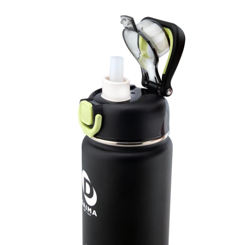 Daima Keep Go 750 ML 12 Saat Sıcak 24 Saat Soğuk Siyah Termos