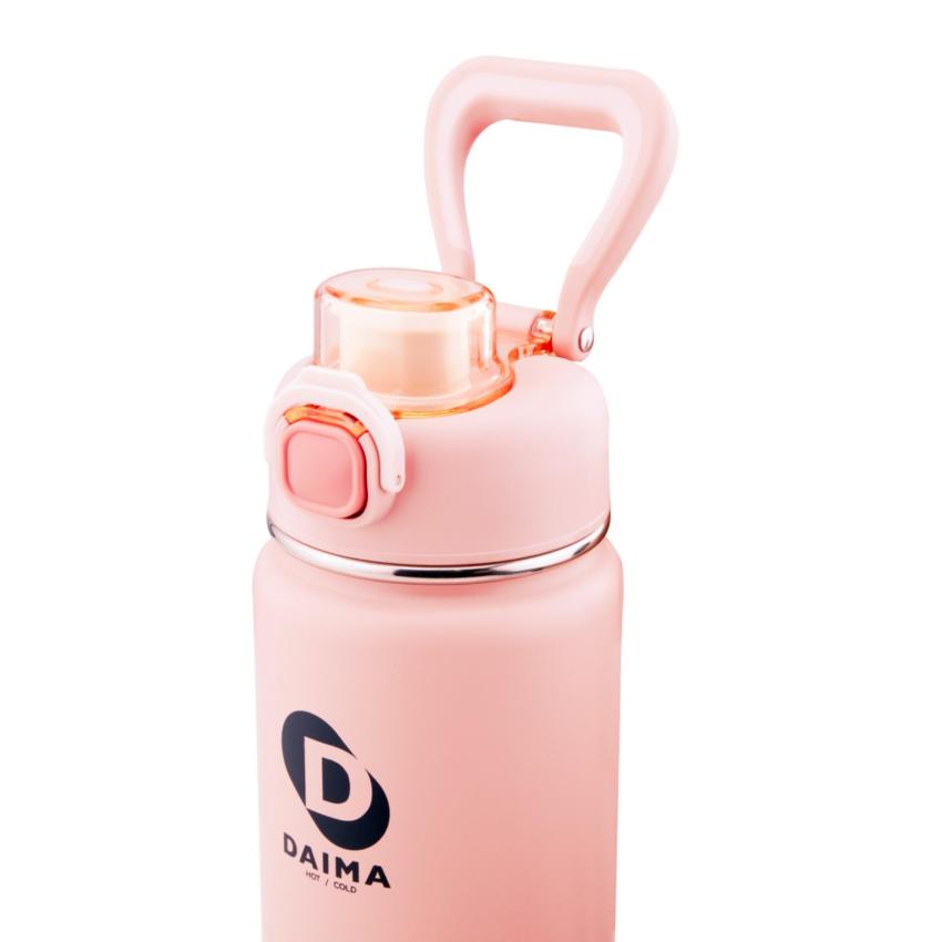 Daima Keep Go 750 ML 12 Saat Sıcak 24 Saat Soğuk Pembe Termos