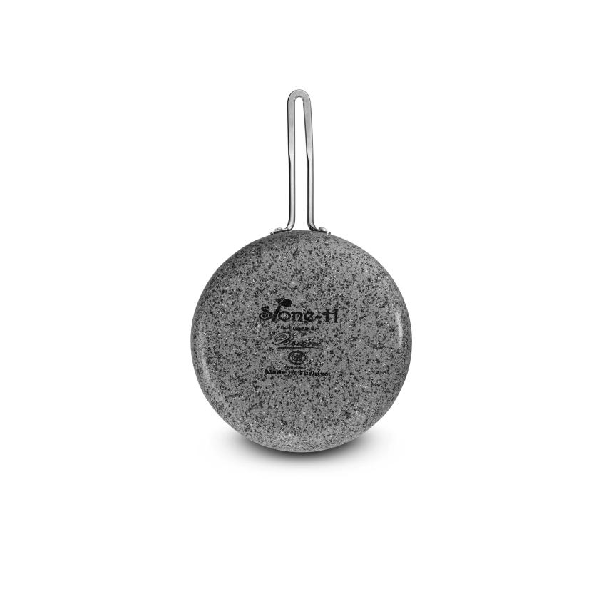 Stone-Age 22 Cm Çizilmez Yanmaz Yapışmaz İndüksiyonlu Tava