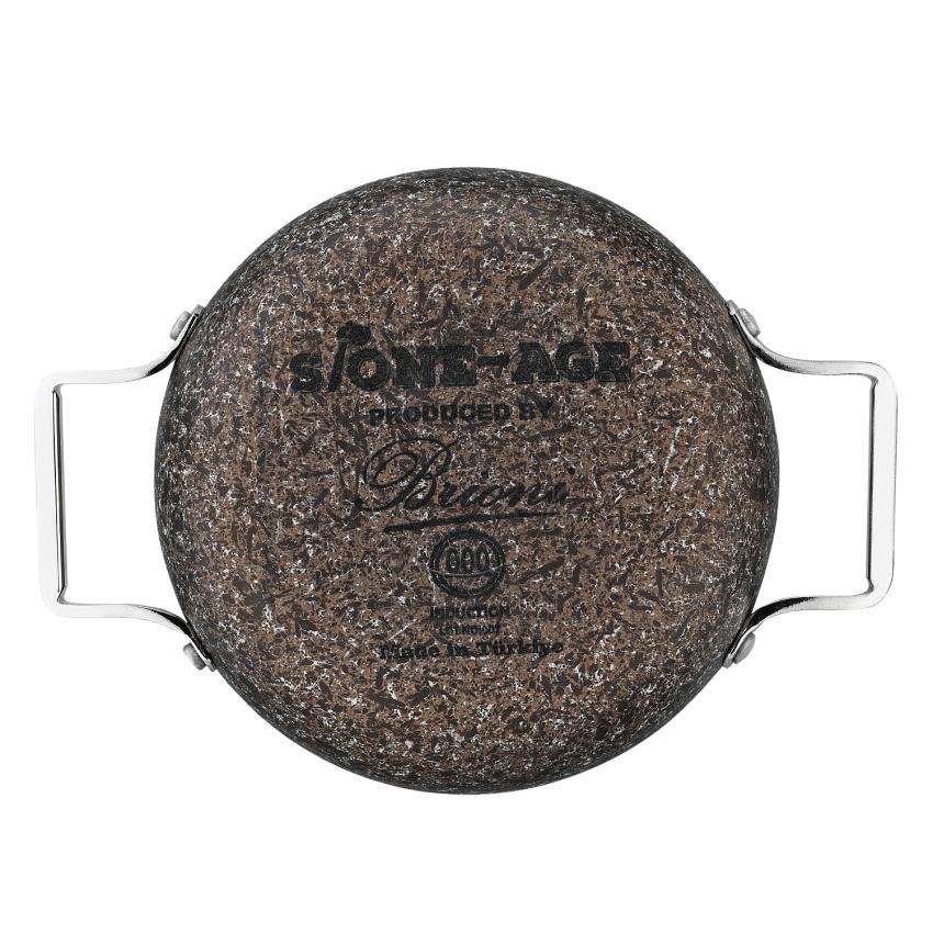 Stone-Age Terra 24cm Çizilmez Yanmaz Yapışmaz İndüksiyonlu Sahan